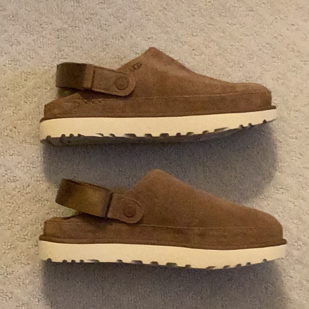 💥SALE💥 NWT UGG Goldenstar Suede Clogs, 10 - Picture 14 of 15